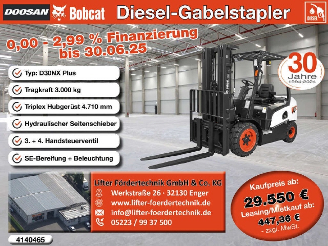 Bobcat D30 NXP
